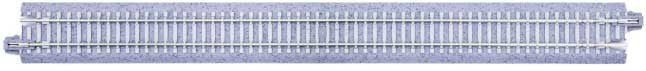 Kato N 20-007 Unitrack Concrete Tie Straight Roadbed Track Section - 9-3/4" 248mm