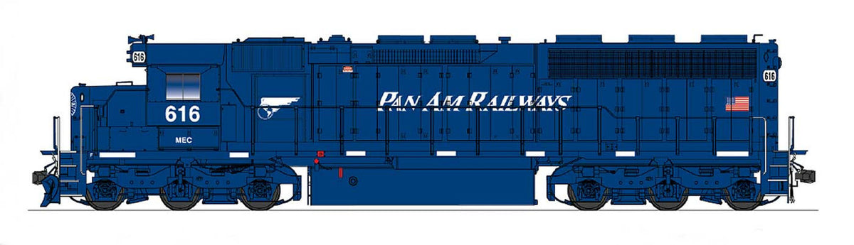 Intermountain N 69588-03 DCC Ready EMD SD45-2 Locomotive Pan Am Railways MEC #618