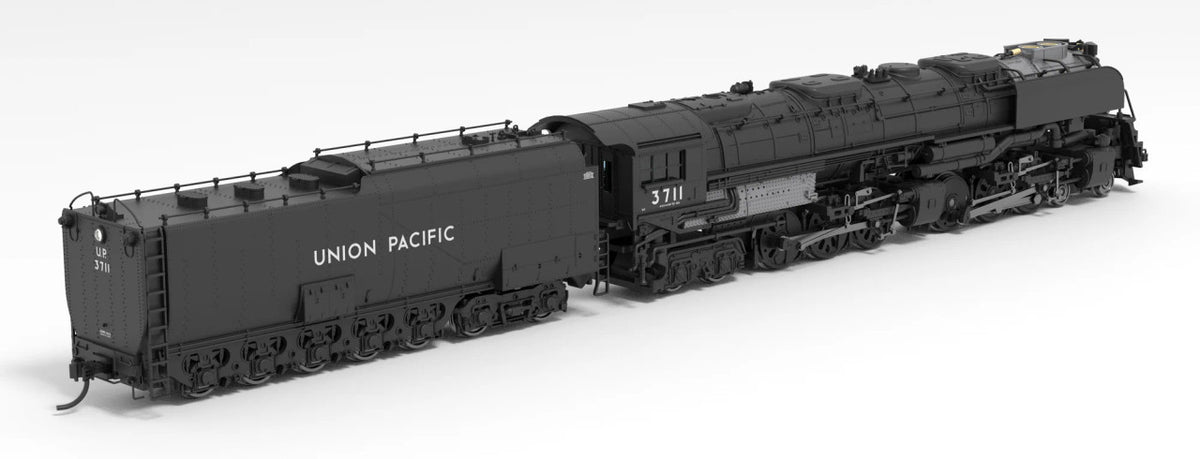 Broadway Limited Imports N 6983 UP Challenger 4-6-6-4 Paragon4 Sound/DC/DCC Smoke #3714 Oil Tender w/ Wind Wings Black & Graphite