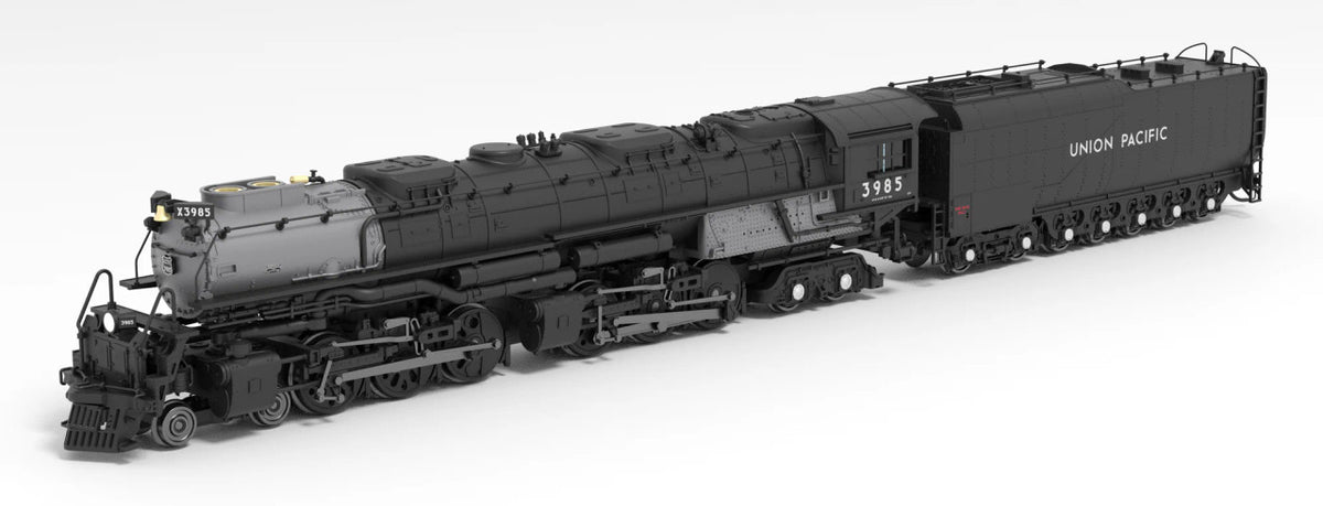 Broadway Limited Imports N 6986 UP Challenger 4-6-6-4 Paragon4 Sound/DC/DCC Smoke #3985 Excursion Locomotive Oil Tender Black & Graphite