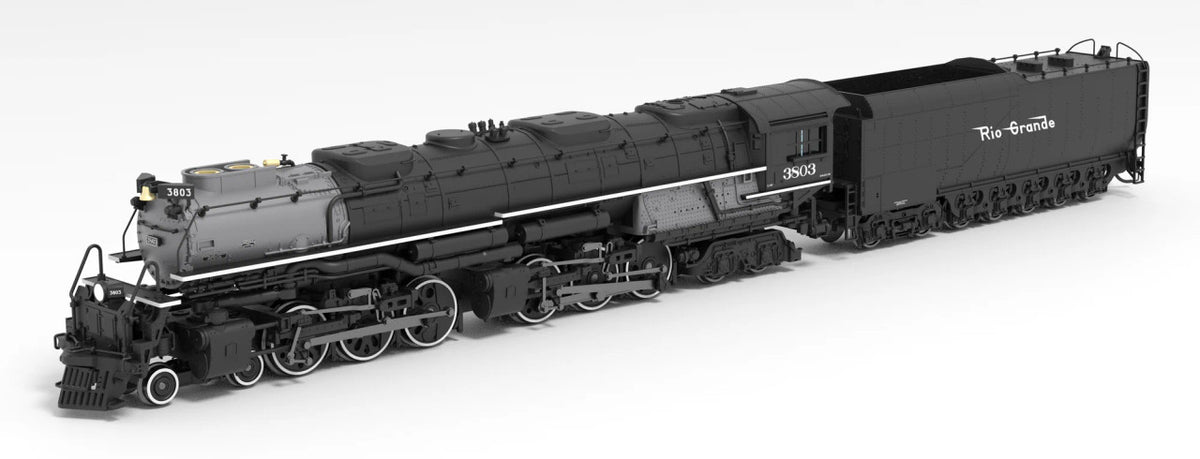 Broadway Limited Imports N 6987 D&RGW Challenger 4-6-6-4 Paragon4 Sound/DC/DCC Smoke #3803 Coal Tender Black & Graphite