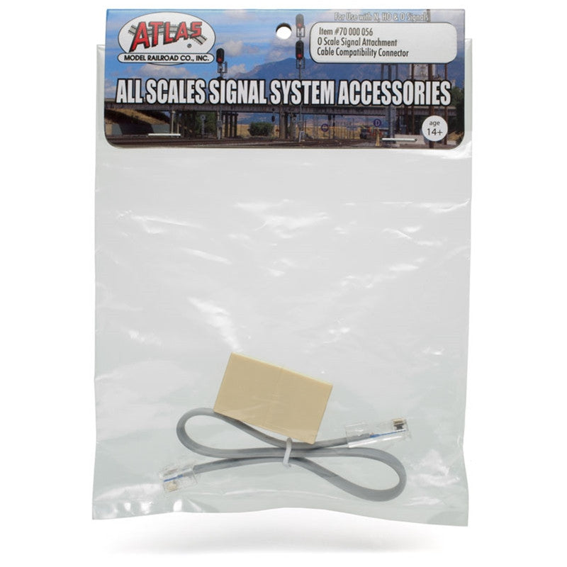 Atlas 70000056 All Scales Signal System - O Scale Signal Attachment Cable Compatibility Connector