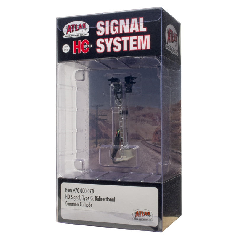 Atlas HO 70000078 Railroad Signal System - Signal - Type G Bi Directional