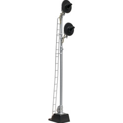 Atlas HO 70000091 Railroad Signal System - Signal - Searchlight Double Head No Cabinet - SP/SF