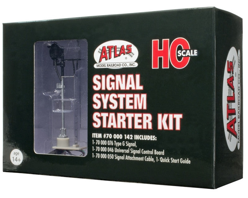 Atlas HO 70000142 Railroad Signal System - Signal System Starter Set - Kit