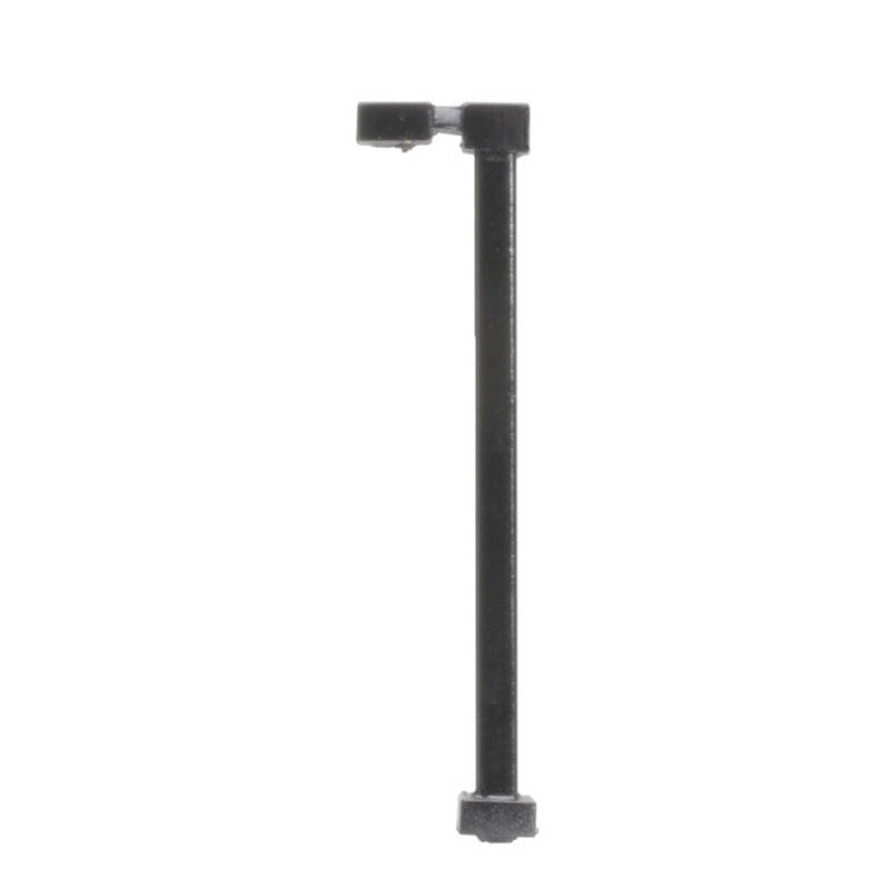 Atlas N 70000181 Light Fixture Single-Arm Square Black Color Warm White LED 15 Scale Feet Tall 3-Pack