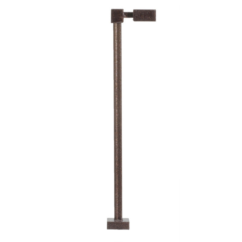 Atlas HO 70000202 Light Fixture Single-Arm Square Bronze Color Cool White LED 15 Scale Feet Tall 3-Pack