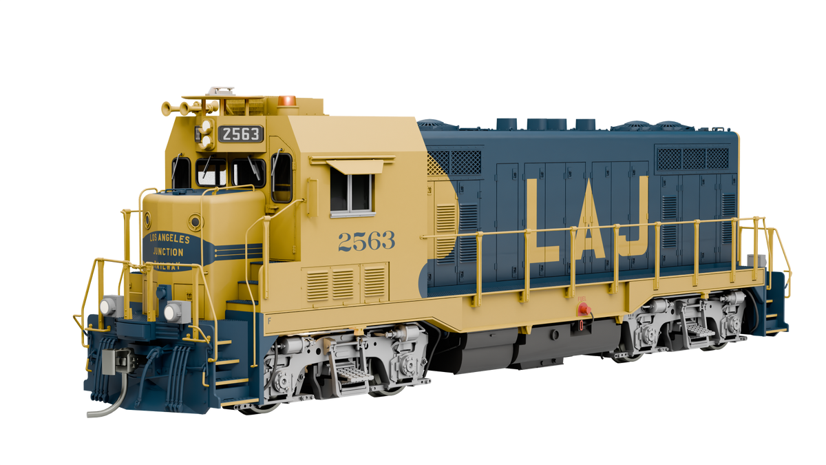 Rapido Trains Inc HO 70125 DCC Ready Santa Fe CF7 Locomotive w/Square Cab Los Angeles Junction LAJ #2563