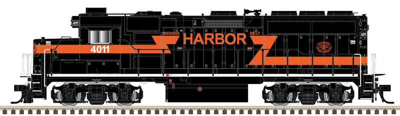 Atlas Master Gold Series HO 10004244 DCC/ESU LokSound V5 Equipped EMD GP40-2 Locomotive w/ Ditch Lights Indiana Harbor Belt IHB #4011