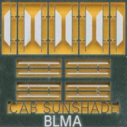 BLMA N 74 Detail Parts Angled Cab Sunshades 4 pairs
