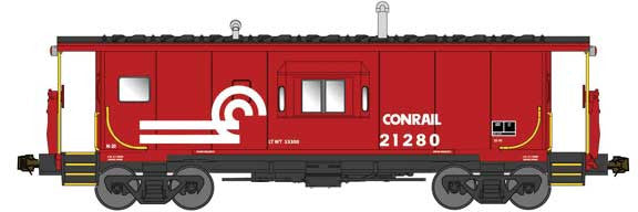 Bluford Shops N 40150 International Car Company Half-Bay Window Caboose Phase 1 Conrail Shared Assets CR #21280