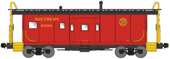 Bluford Shops N 41141 International Car Company Half-Bay Window Caboose Phase 1 Southern Railway # X3309