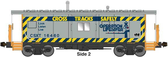 Bluford Shops N 44320 International Car Bay Window Caboose Phase 4 CSXT #16460