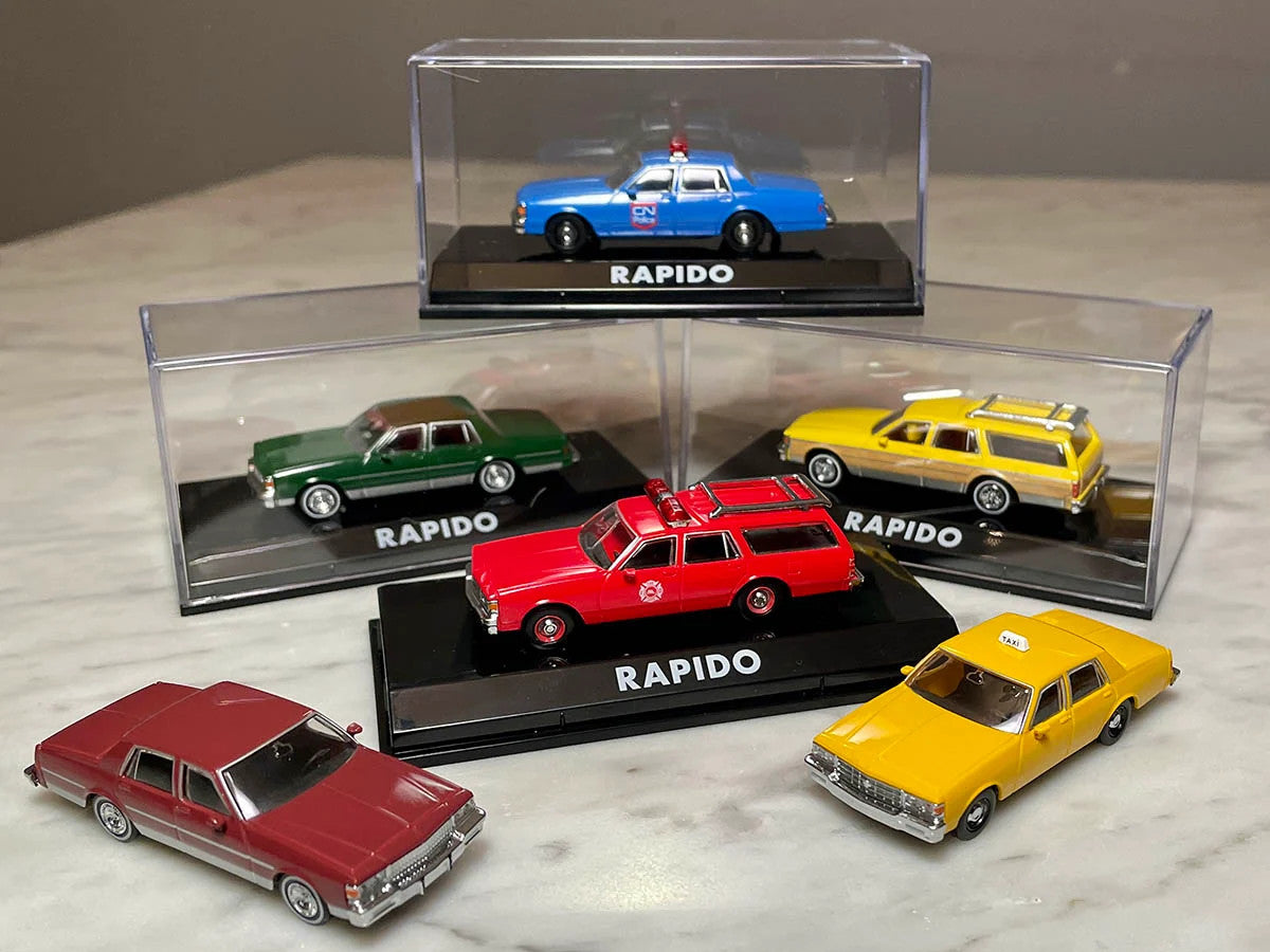 Rapido Trains Inc HO 800001 1980-1985 Chevrolet Caprice Sedan - Dark Red