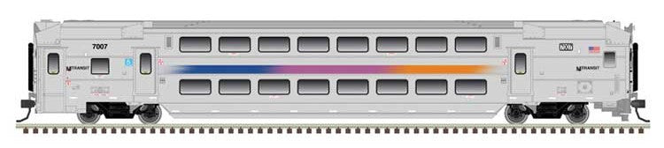 Atlas Master N 50006644 Multi-Level Commuter Cab Car / Coach / Toilet Coach NJT 3-Pack