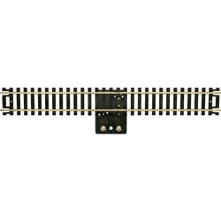 Atlas HO 840 Code 100 Snap Track Nickel-Silver Rail Black Ties Terminal Section 9" Straight - 1-Piece