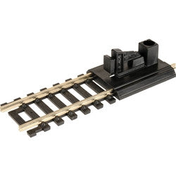 Atlas HO 843 Code 100 Snap Track Nickel-Silver Rail Black Ties Bumpers - 2-Pack