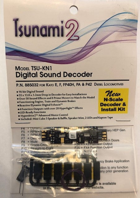 SoundTraxx 885032 TSU-KN1 Digital DCC Sound Decoder For Kato N Scale