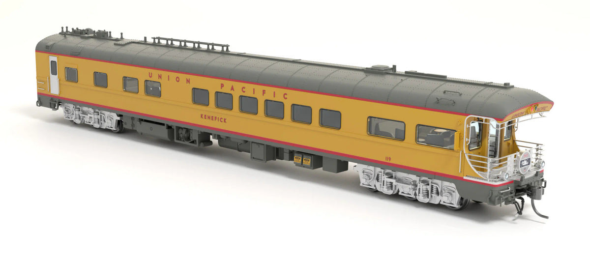 Broadway Limited Imports HO 9015 Union Pacific Business Car UP #119 'Kenefick' w/ 'Spirit of the Union Pacific' Drumhead