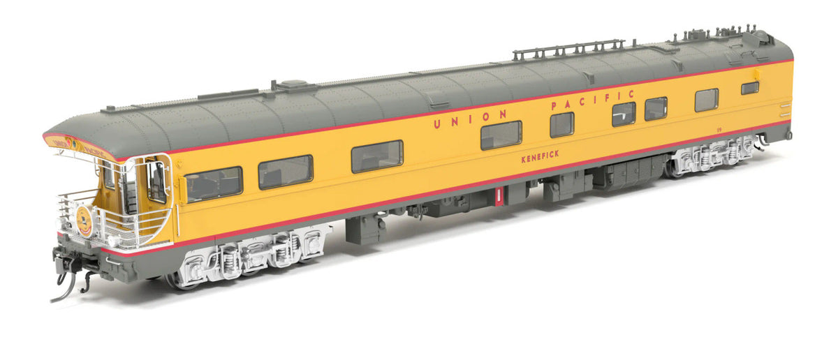 Broadway Limited Imports HO 9017 Union Pacific Business Car UP #119 'Kenefick' w/ 'Missouri Bicentennial' Drumhead