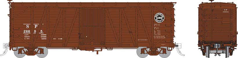 Rapido Trains Inc HO 142015-26383 USRA Single-Sheathed Boxcar Southern Pacific 'Lines Logo' SP #26383