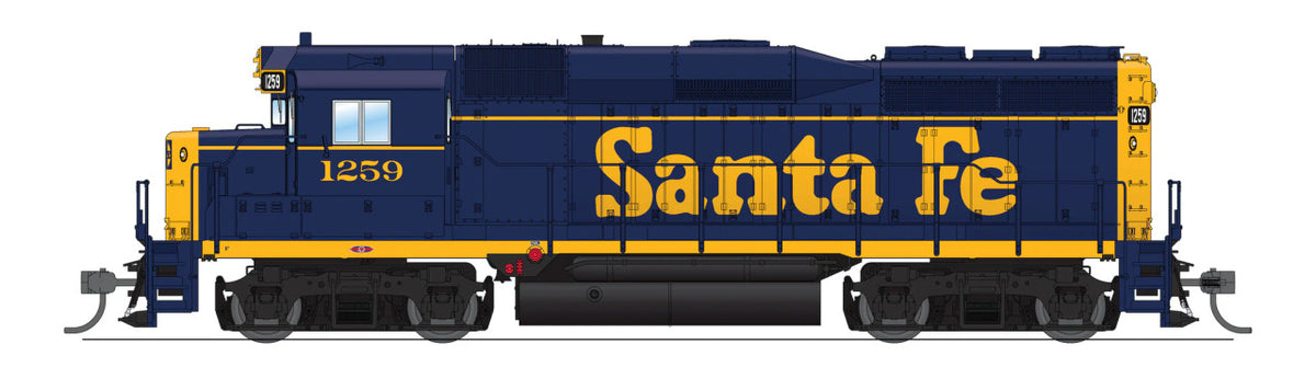 Broadway Limited Imports HO 9130 EMD GP30 Locomotive PARAGON4 SOUND/DC/DCC Santa Fe 'Bookend Scheme' ATSF #1259