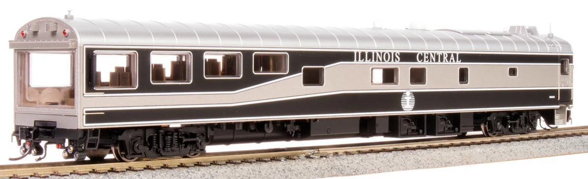 Broadway Limited Imports HO 9161 Illinois Central Track Inspection Car IC #800653 Black/Gunmetal/Aluminum Scheme