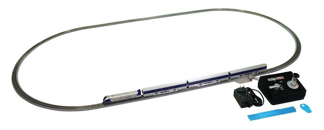 Kato N 106-0048 DCC Ready Amtrak Pacific Surfliner Starter Set with Amtrak SC-44 Locomotive