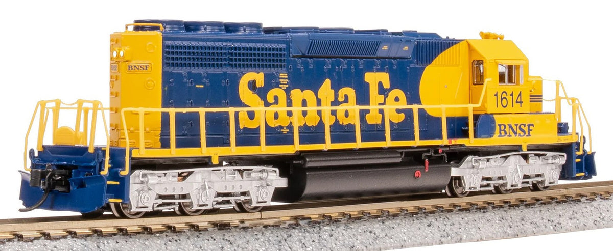 Broadway Limited Imports N 9460 EMD SD40-2 Locomotive Paragon4 Sound/DC/DCC ATSF 'Blue/Yellow w/ Patch' BNSF #1614