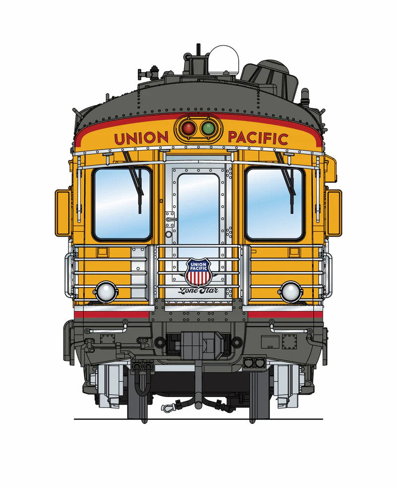 Broadway Limited Imports HO 9590 Union Pacific Business Car UP #101 'Lone Star' 2001-2017 Appearance w/UP Shield on Rear