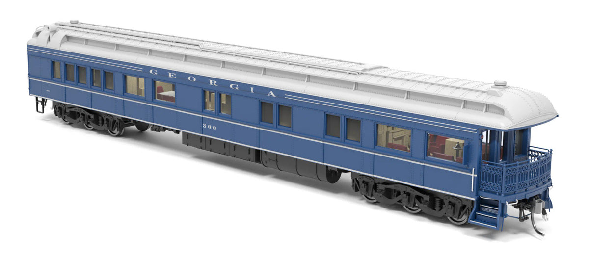 Broadway Limited Imports HO 9730 Georgia #300 Business Car Blue & Gray 'Modern Appearance'