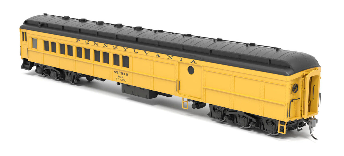 Broadway Limited Imports HO 9749 Pennsylvania RR MOW Baggage-Combine Car PRR #492048 'Yellow & Black'