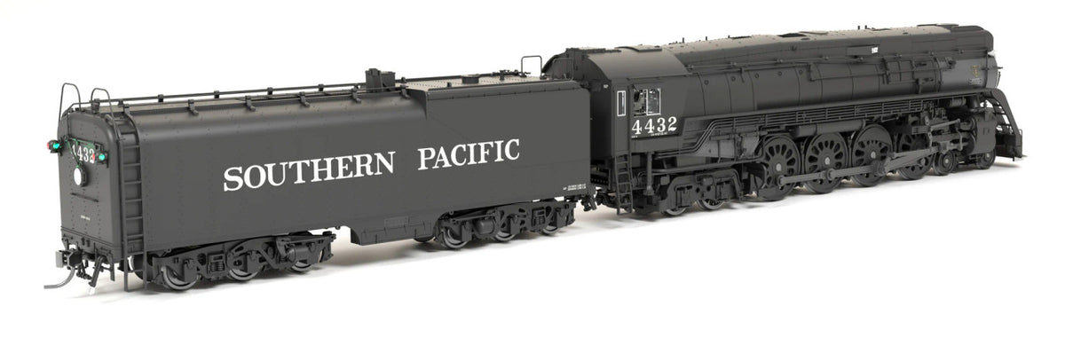 Broadway Limited Imports HO 9835 Stealth Series DCC-Ready Southern Pacific GS-4 4-8-4 SP #4432 Deskirted Painted Black No Trim on Pilot