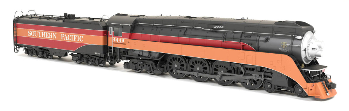 Broadway Limited Imports HO 9838 Paragon4 Sound/DC/DCC Smoke Southern Pacific GS-4 SP #4449 Full Skirts Full Daylight Paint No Pilot Trim