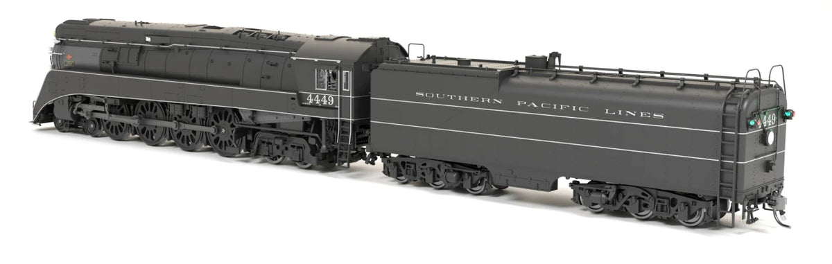 Broadway Limited Imports HO 9843 Stealth Series DCC-Ready Southern Pacific GS-4 SP #4449 2001 Excursion Black w/ Pinstripes