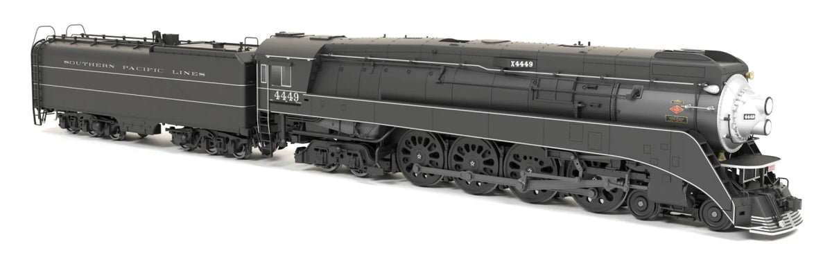 Broadway Limited Imports HO 9843 Stealth Series DCC-Ready Southern Pacific GS-4 SP #4449 2001 Excursion Black w/ Pinstripes