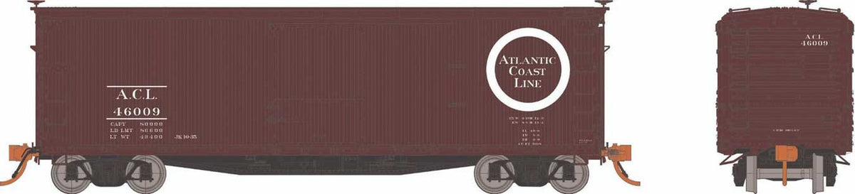 Rapido Trains Inc HO 130116-46350 USRA 40' Double-Sheathed Wood Boxcar Atlantic Coast Line ACL #46350