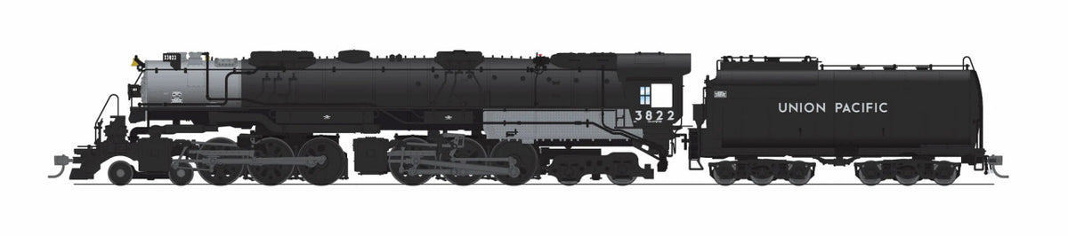 Broadway Limited Imports HO 9912 Stealth Series DCC-Ready UP Early Challenger CSA-2 #3822 Post-1947 'Integral Cast Cylinder Front Engine'