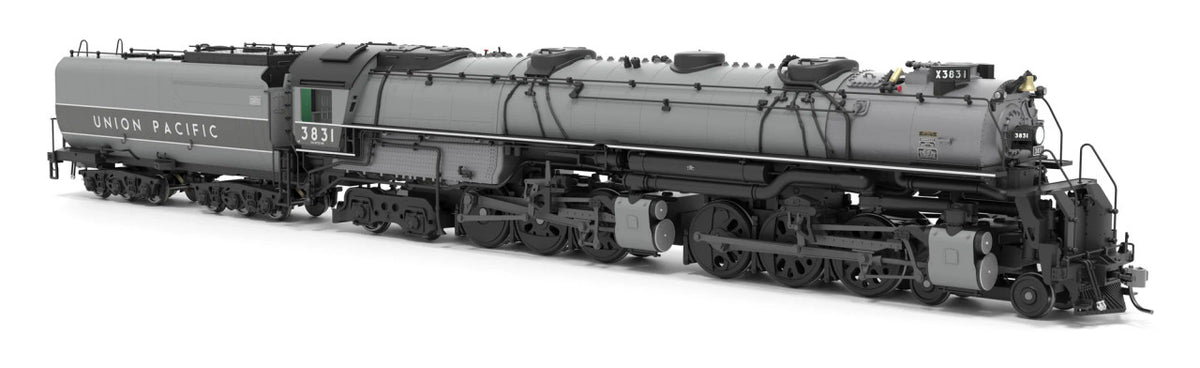 Broadway Limited Imports HO 9915 Paragon4 Sound/DC/DCC Smoke Union Pacific Early Challenger CSA-2 #3831 'Two-tone Gray Fantasy Paint'