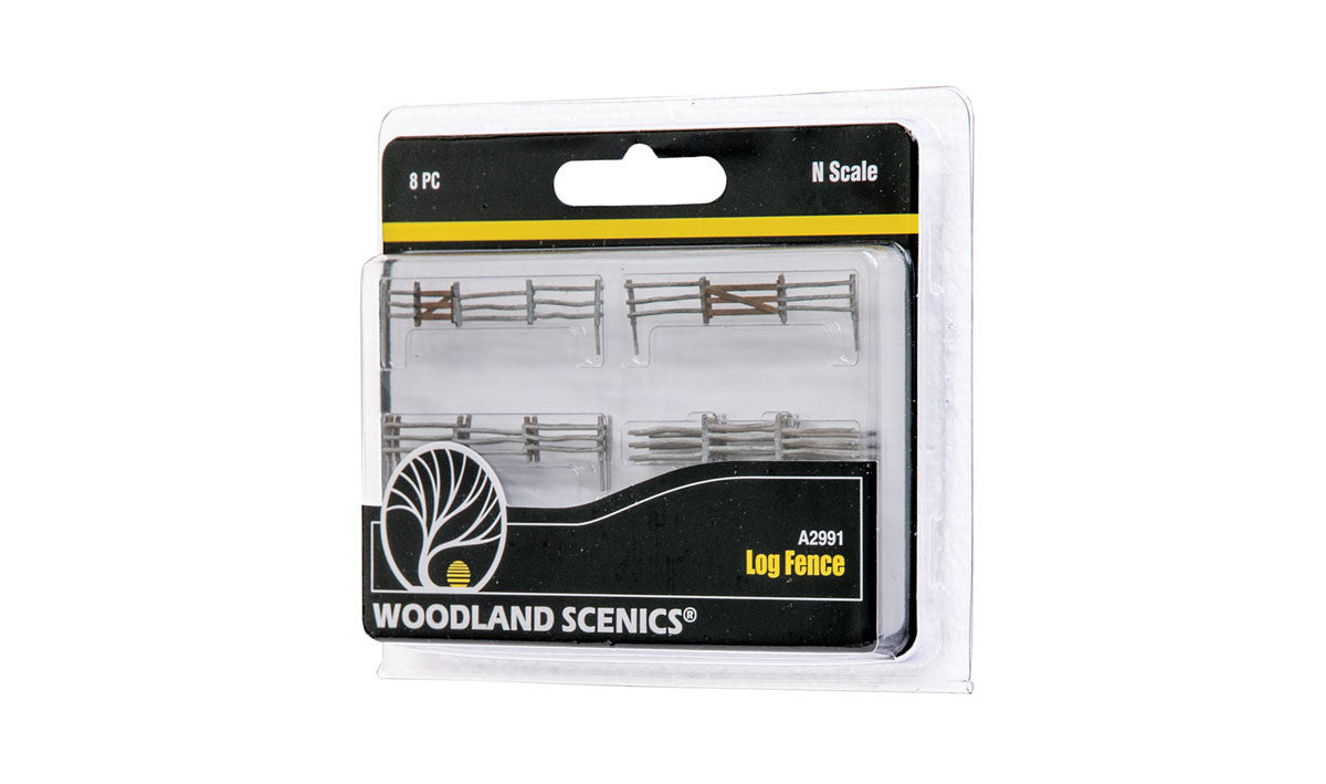 Woodland Scenics N A2991 Log Fence