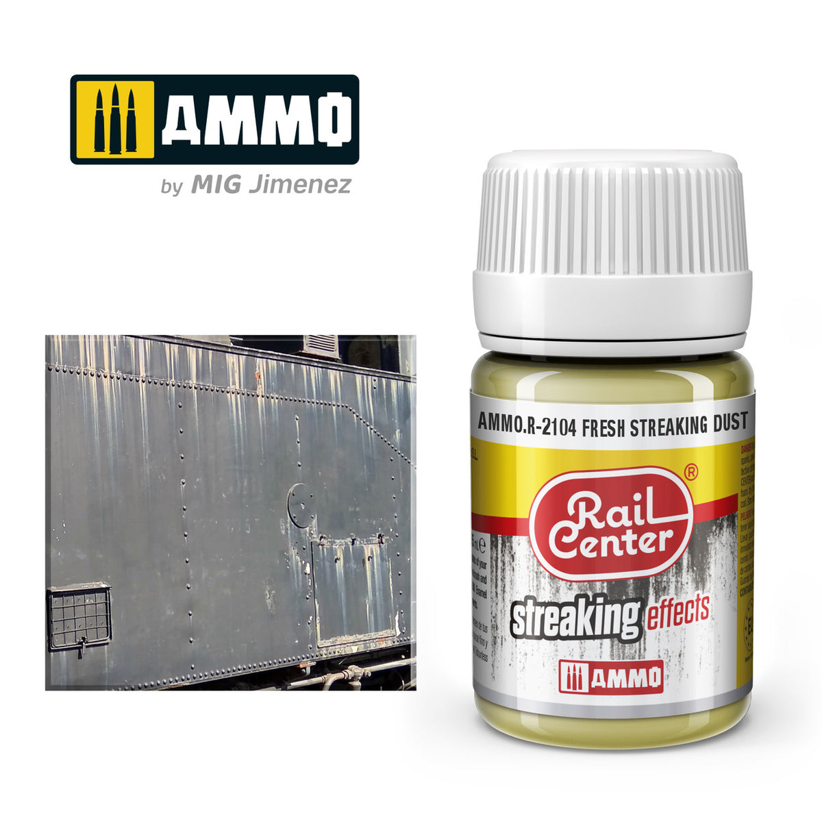 AMMO RailCenter Streaking Effects AMMO.R-2104 FRESH STREAKING DUST - 35ml Bottle