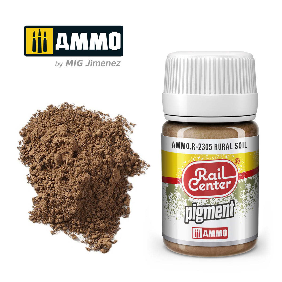 AMMO RailCenter Pigment AMMO.R-2305 RURAL SOIL - 35ml Bottle