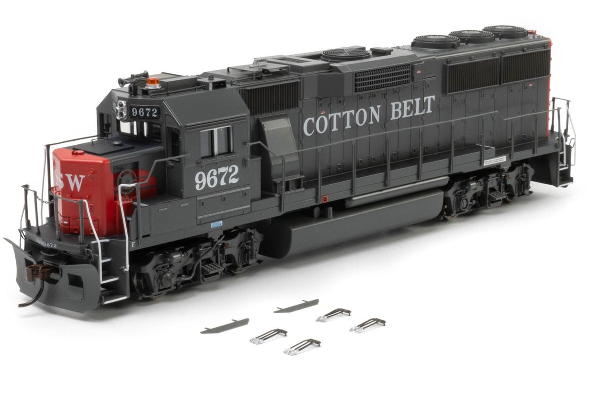 Athearn HO ATH-1188 DCC Ready EMD GP60 Locomotive Cotton Belt SSW #9672