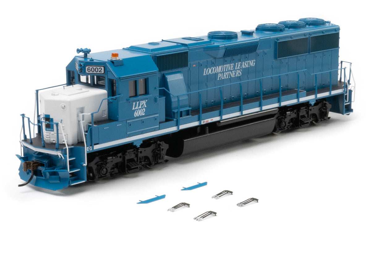 Athearn HO ATH-1193 DCC/Econami Sound Equipped EMD GP60 Locomotive Locomotive Leasing Partners LLPX #6002