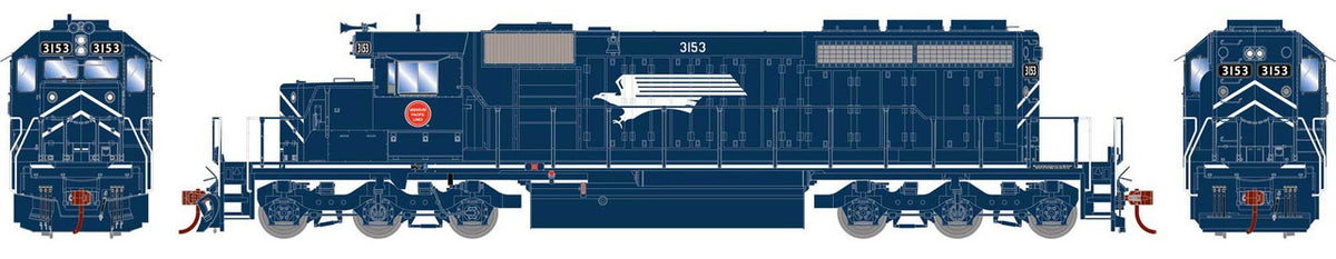 Athearn HO ATH-1243 DCC Ready EMD SD40-2 Locomotive Missouri Pacific MP #3153