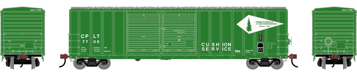 Athearn HO ATH-1738 50' FMC 5077 DD Offset Box Car CPLT #7706