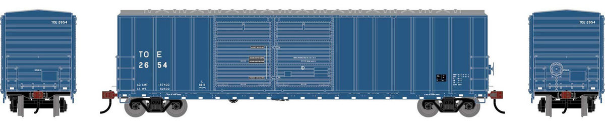 Athearn HO ATH-1740 50' FMC 5077 DD Offset Box Car TOE #2654