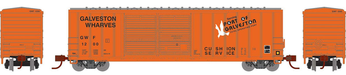 Athearn N ATH-1766 50' FMC DD Offset Box Car GWF #1200