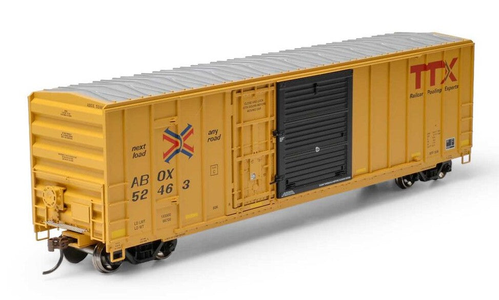 Athearn HO ATH-2136 50' FMC 5277 Combo Door Box Car 'Legendary Liveries' TTX ABOX #52463