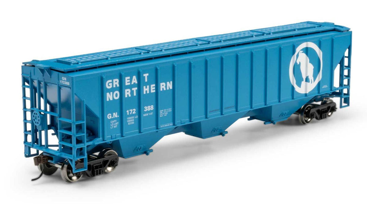 Athearn HO ATH-2368 Pullman-Standard PS 4740 Covered Hopper Great Northern GN #172388